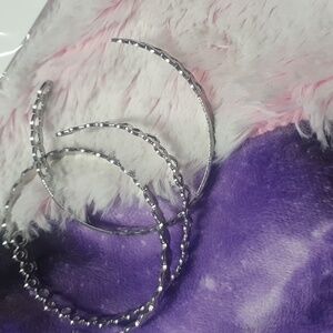 3 hoop half bracelets